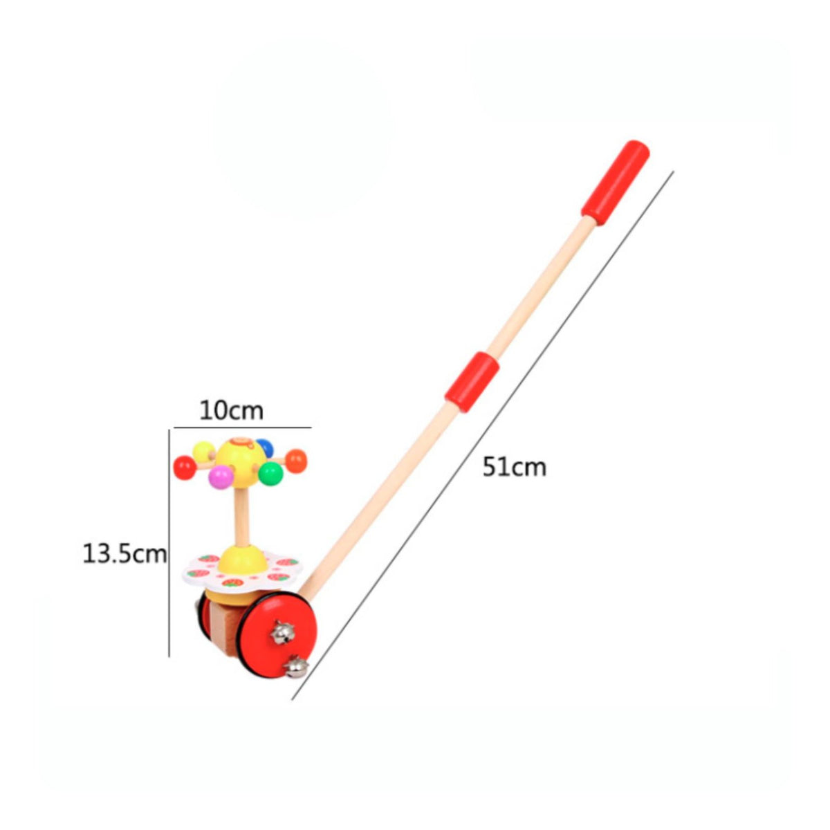 Airplane Pusher Toy Rolling Wheels Baby Push Pusher Safe Design