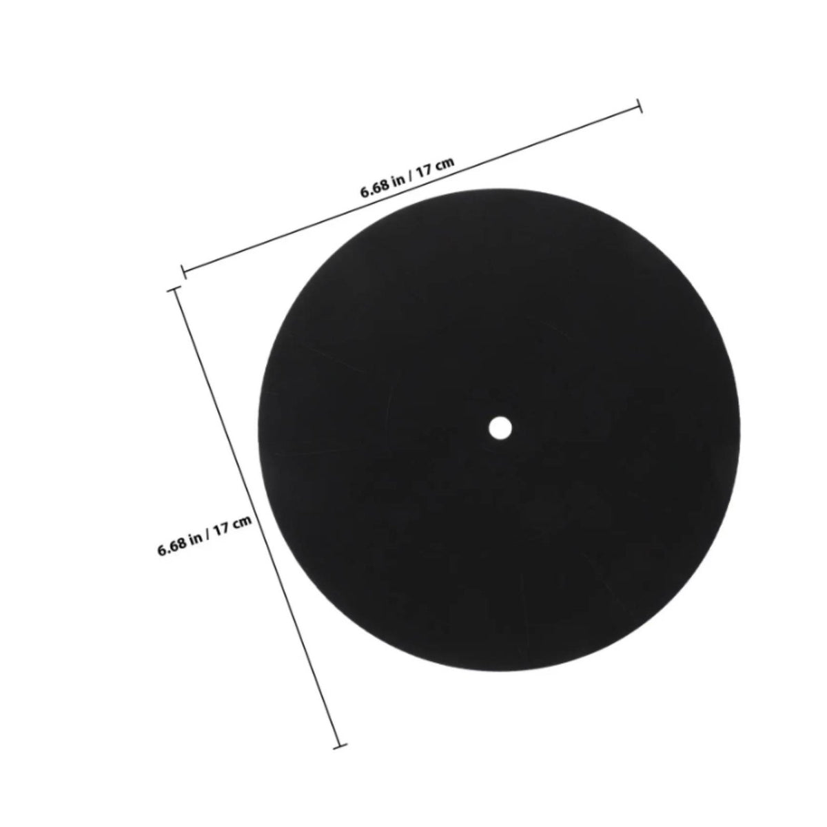 7 Inch Turntable Platter Mat Noise Reducing Anti-Vibration Turntable Pad