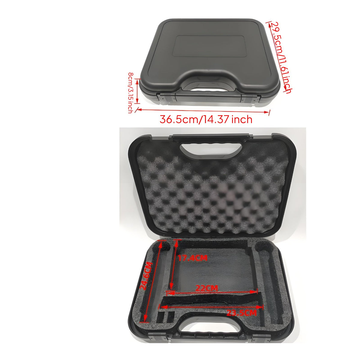 Wireless Audio Device Hard Case Secure Safeguarding Equipment Carrying Box