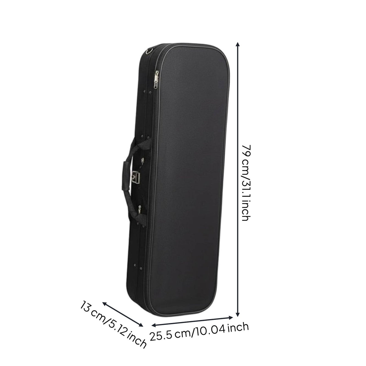 Full Size Violin Case Shockproof Violin Case Soft Interior Lining Musical Instrument Accessory for Music Students