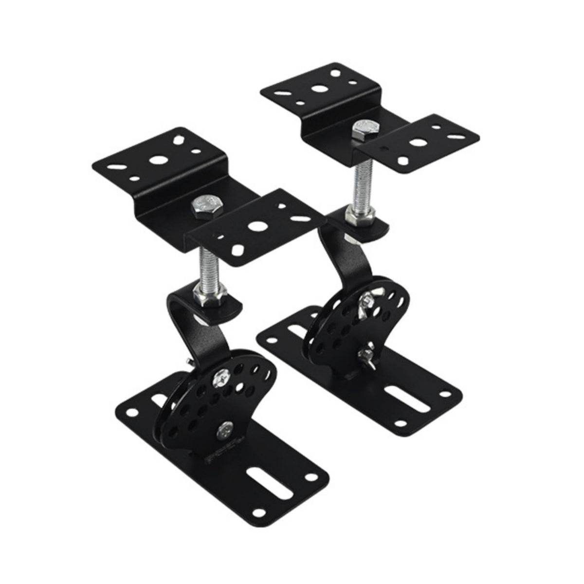 2 Pieces Adjustable Speaker Wall Mount 360° Rotation Swivel Ceiling Speaker Hanger Easy Installation for Professionals