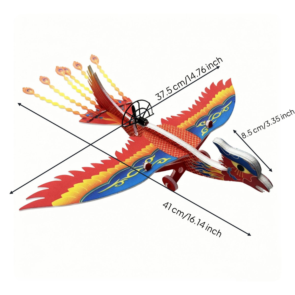 Electric Firebird Glider Circling Flight Foam Model Airplane Kit for Outdoor
