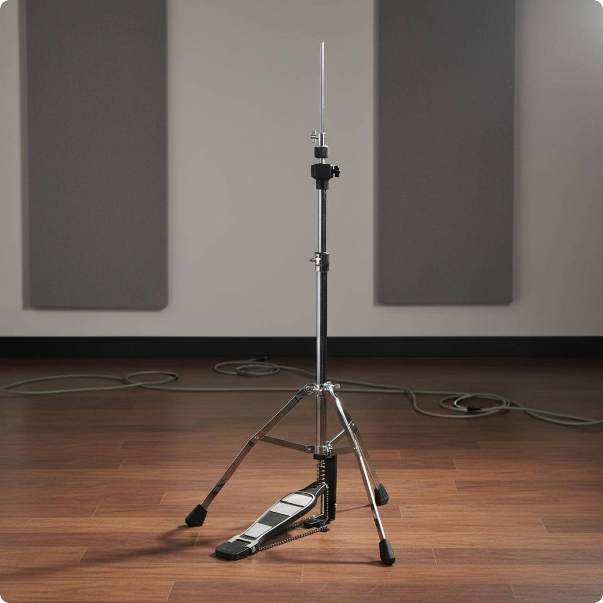 Boom Cymbal Stand Adjustable Height Convertible Cymbal Stand Double Braced Legs