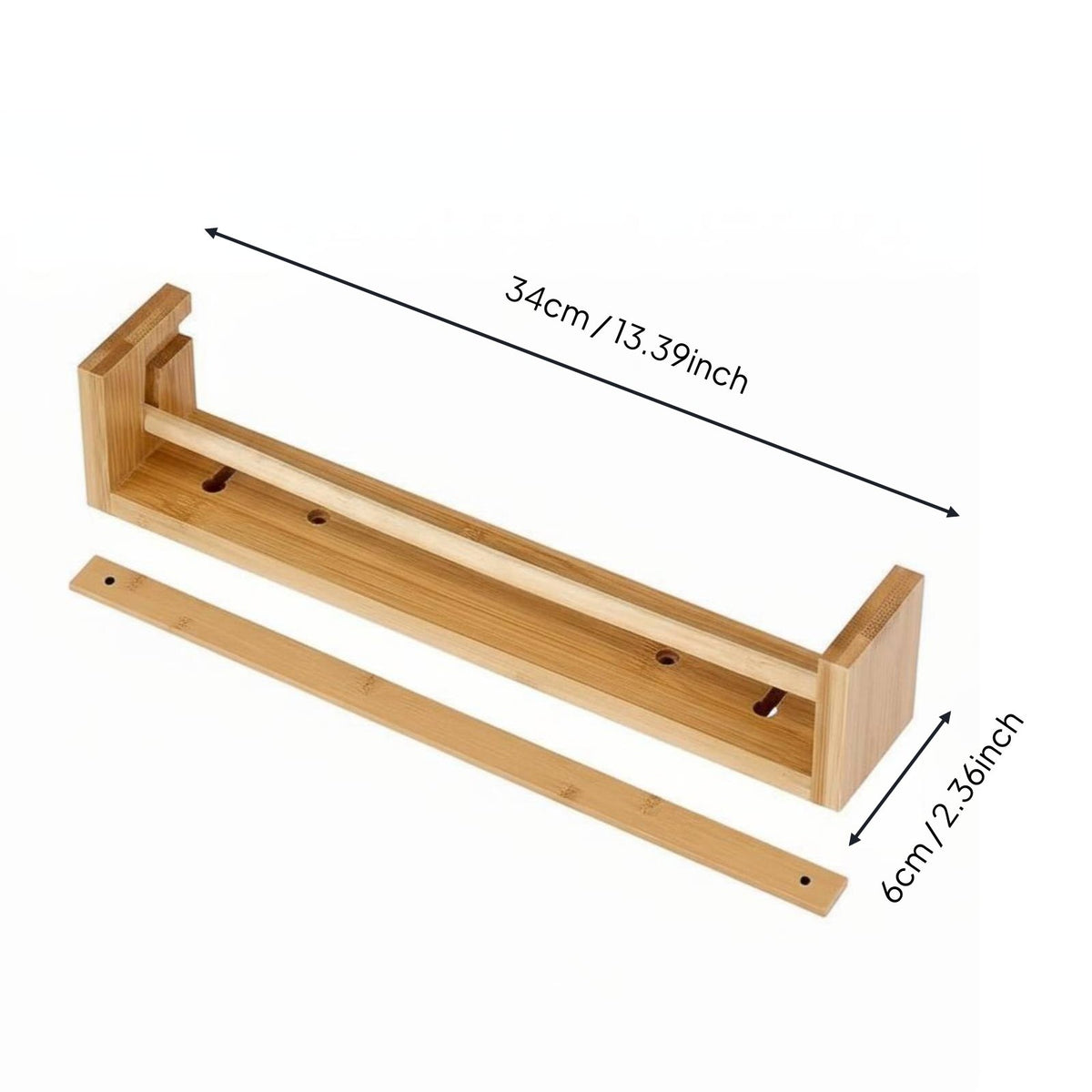 Wall Mounted Drawing Paper Rack Versatile Desktop Craft Paper Dispenser Easy Tear-Off Art Supply for Playroom, Studio, Home Office