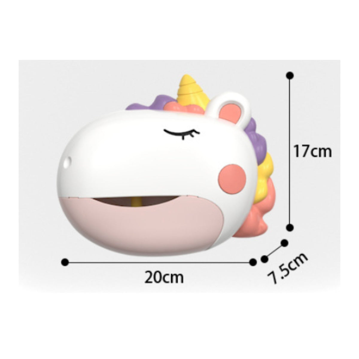 Bath Bubble Machine Music Unicorn Bubble Generator Automatic for Bathroom