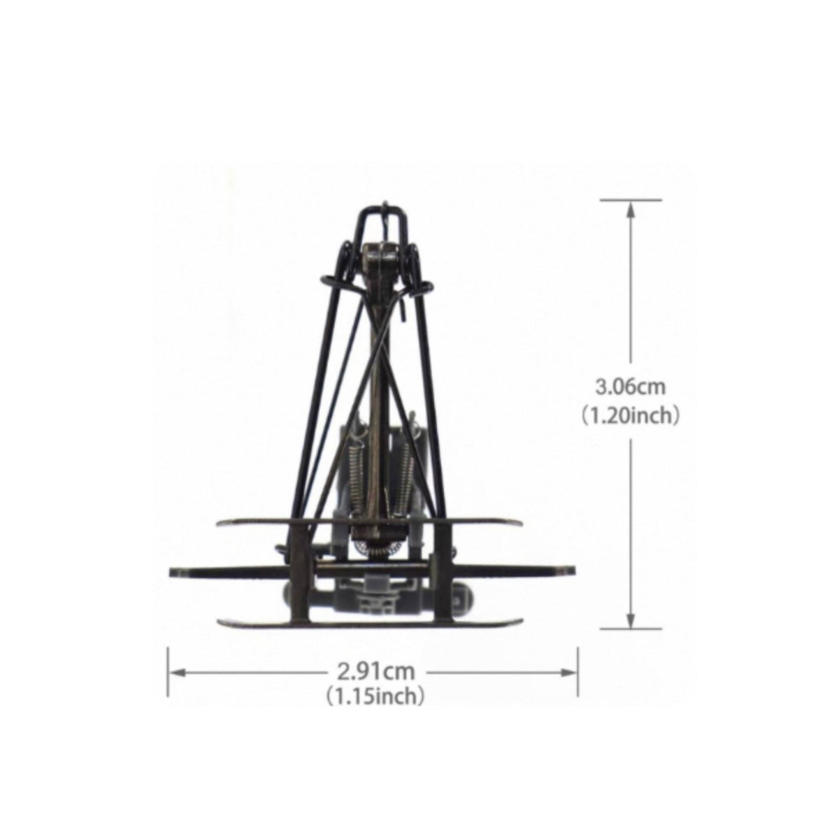 HO Scale Pantograph Metal Body Model Train Antenna Rack PP Base