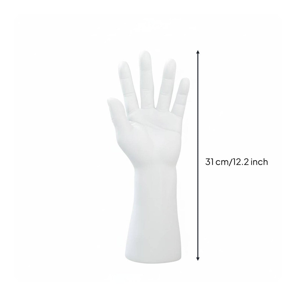 2 Pieces Male Hand Model Sturdy Fake Hand Model Reusable for Showroom
