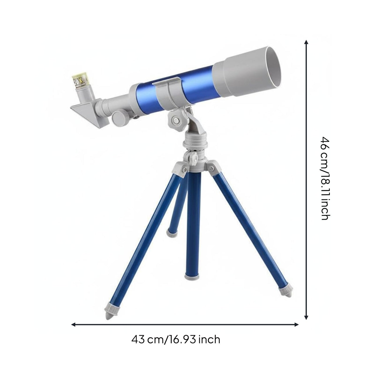Kids Telescope Crystal Clear Childrens Telescope Kit Easy to Use Astronomy Activity Set for Students, Outdoor