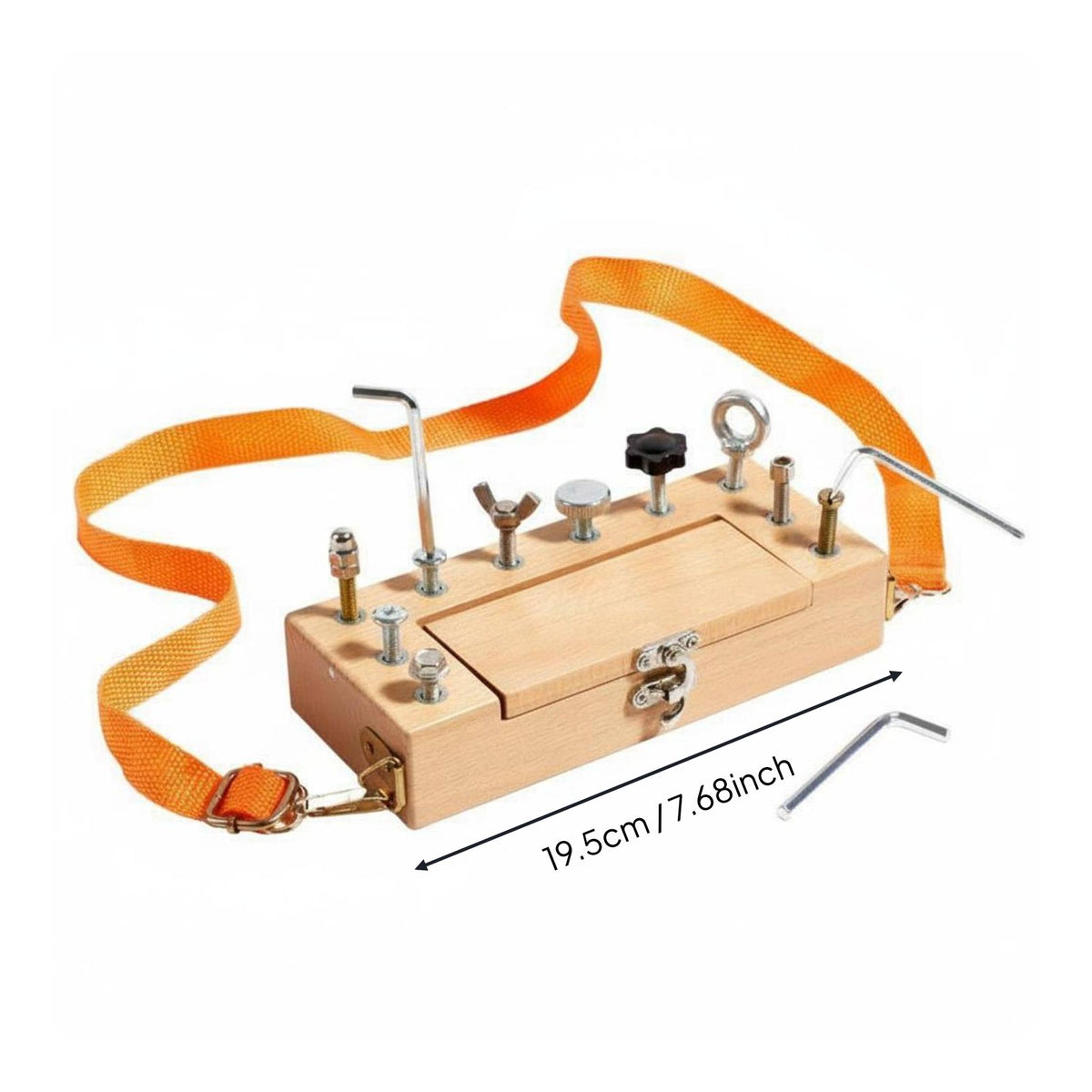 Kids Tool Box Toy Early Educational Wooden Screw Driver Board Hands-On Ability