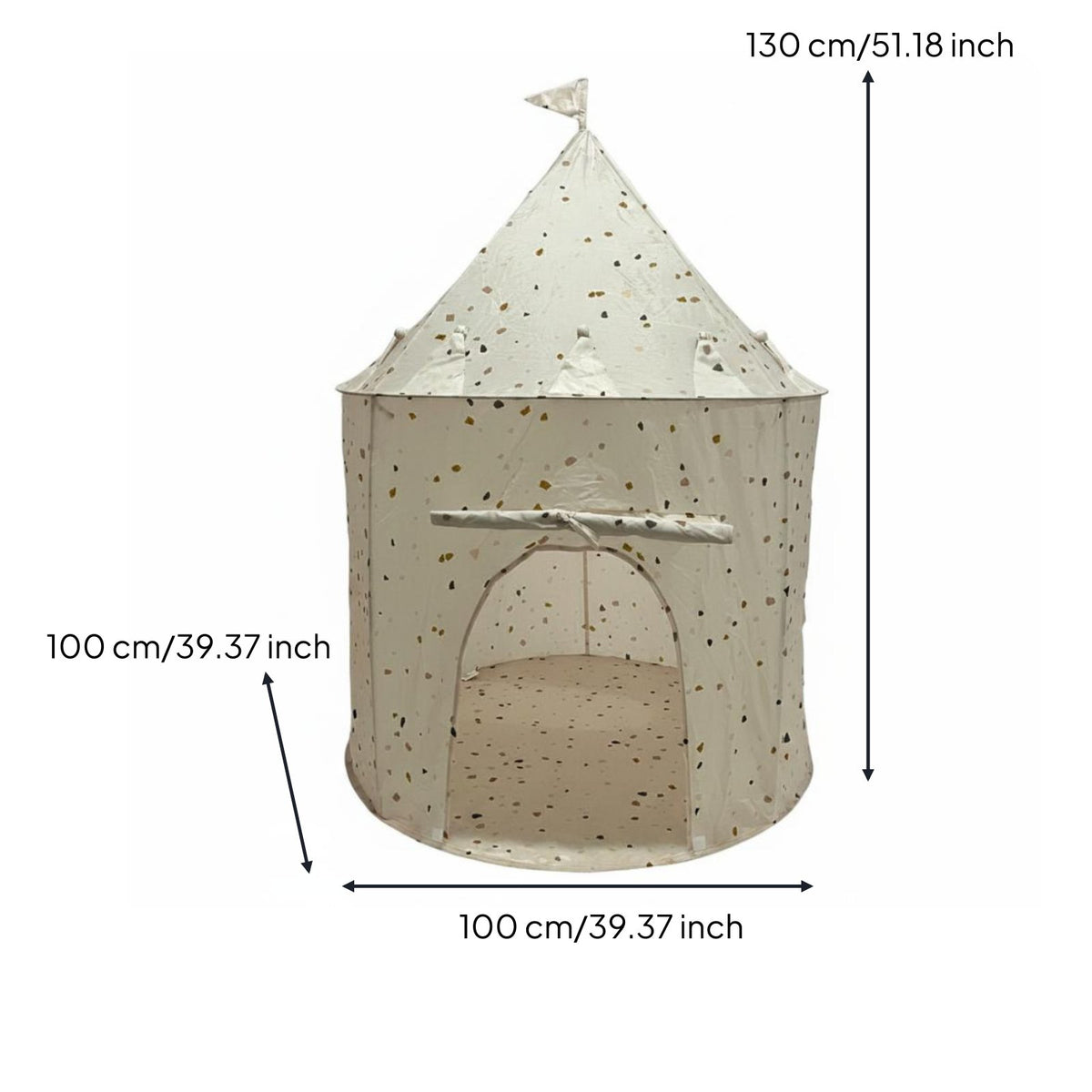 Quick-Open-up Play Tent Portable Kids Castle Playhouse Spacious for Playroom