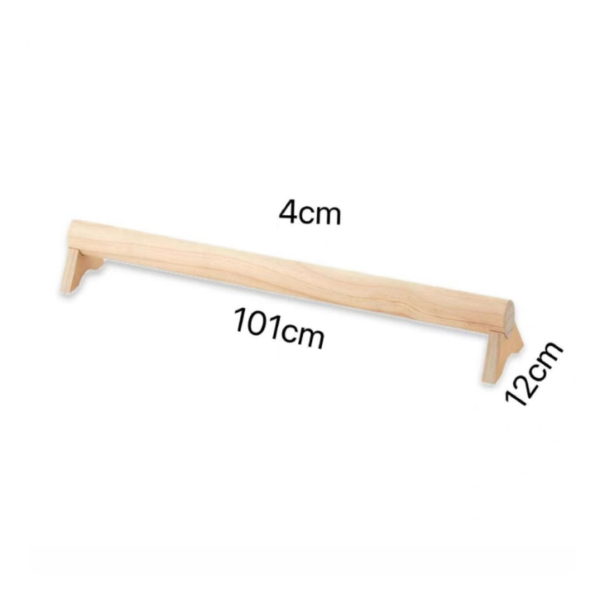Wooden Balance Beam Simple Modeling Kids Gymnastics Training Beam for Home Gym