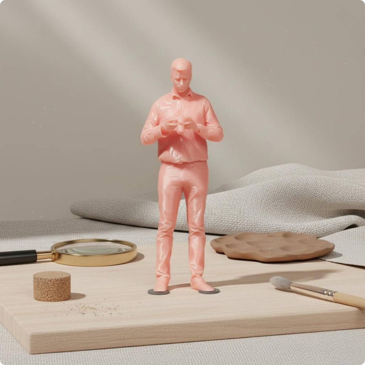 Photographer Miniature High Intricate Photographer Figurine Detailed