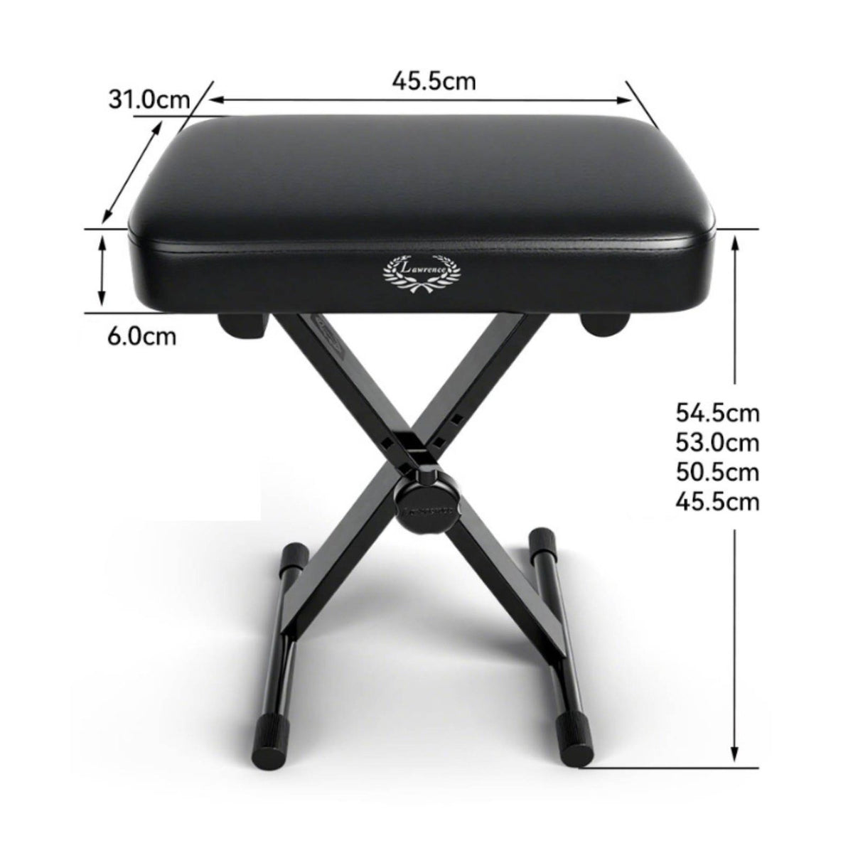 Adjustable Piano Bench Portable Musical Seat Easy to Clean for Children
