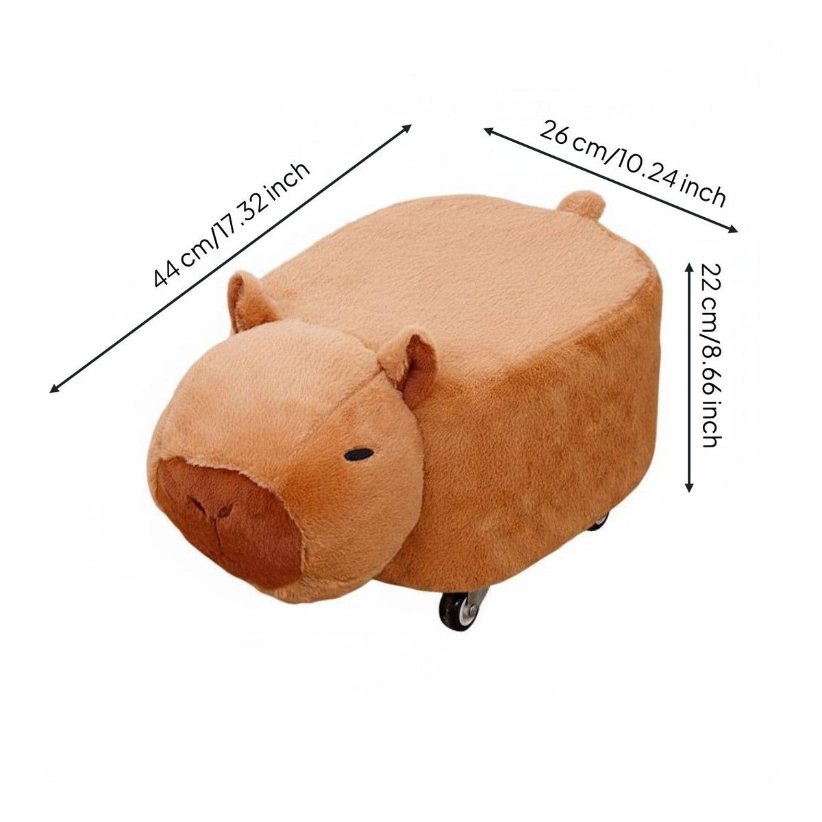Capybara Foot Stool Space Saving Capybara Stool Easy to Clean for Living Room