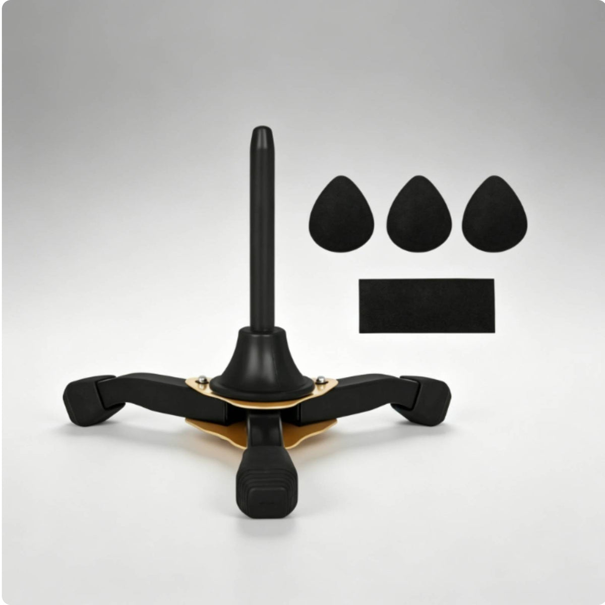 Folding Flute Stand Compact Music Gear Long-Lasting