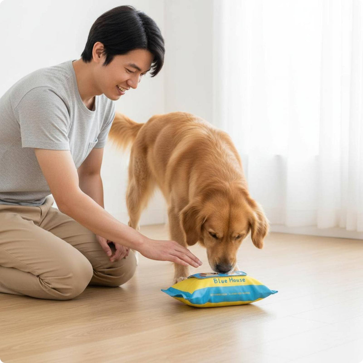 Tissue Box Snuffle Toy Slow Feeding Nose Work Game Sturdy for Training, Indoor