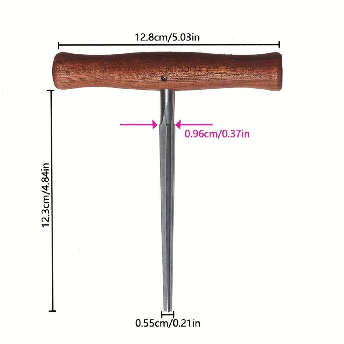 Violin Peg Hole Reamer Long-Lasting Steel Blade Peg Hole Reamer Precision