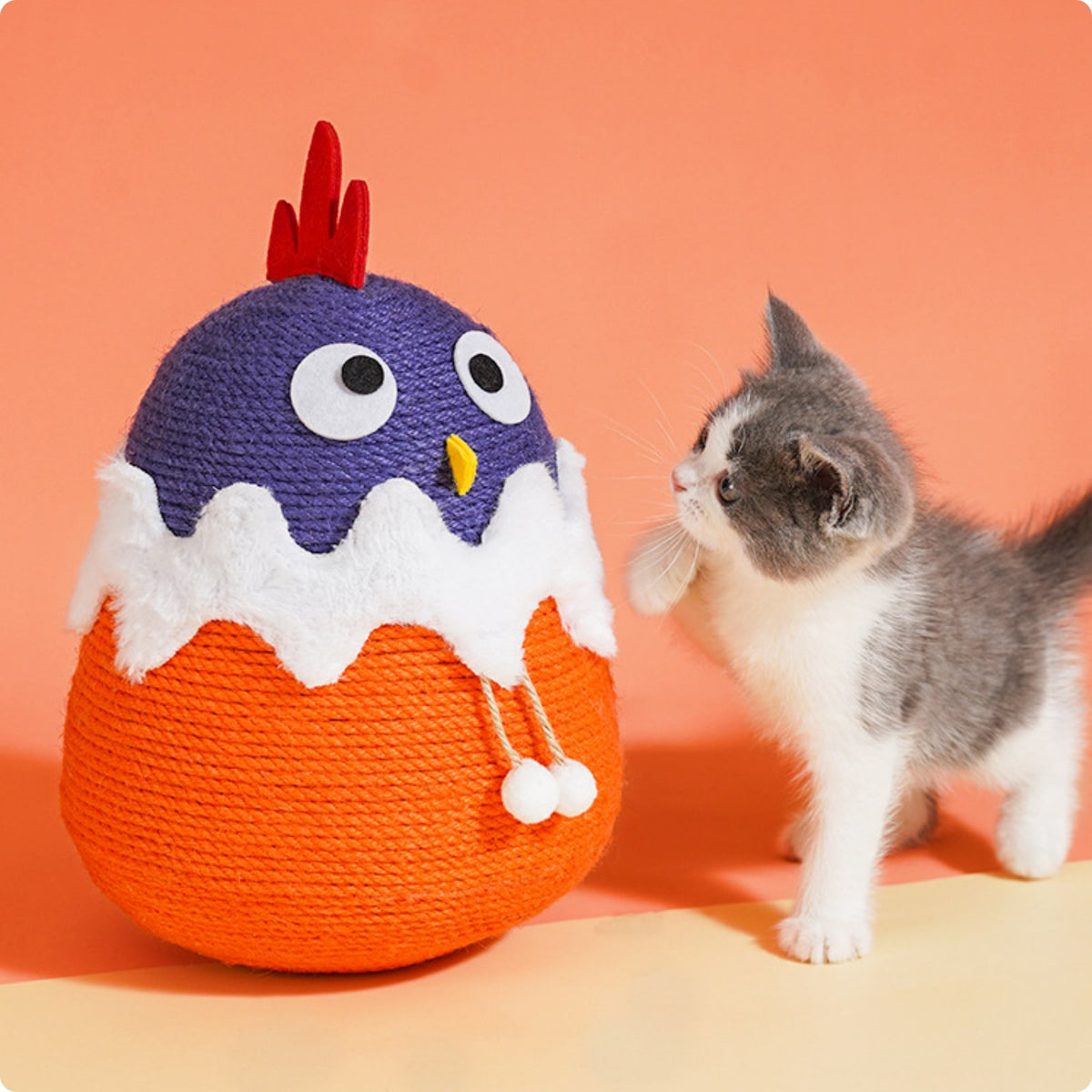 Cat Scratching Ball Scratchable Cat Scratching Ball Soft Trim for Indoor
