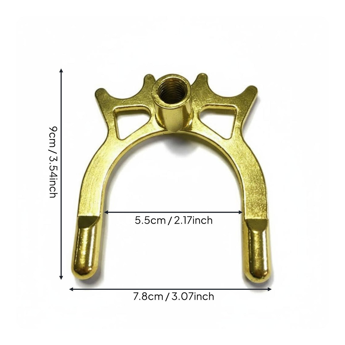 High Fork Billiard Bridge Screw-On Design Billiards Accessory for Game Room