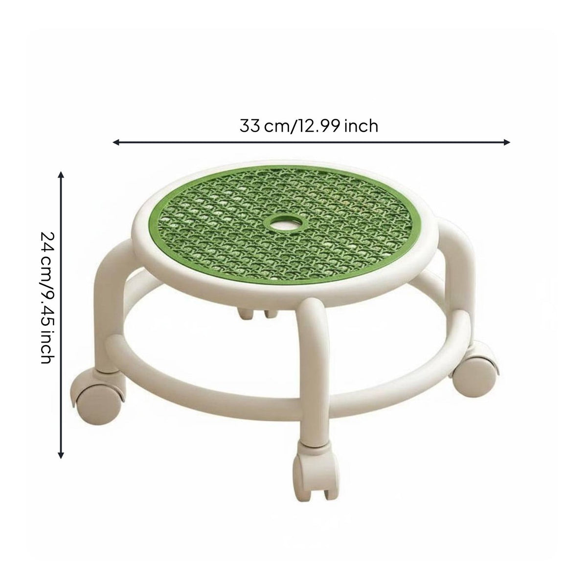 Kids Rolling Stool Quiet Wheels Room Furniture Rotating Seat for Dorm