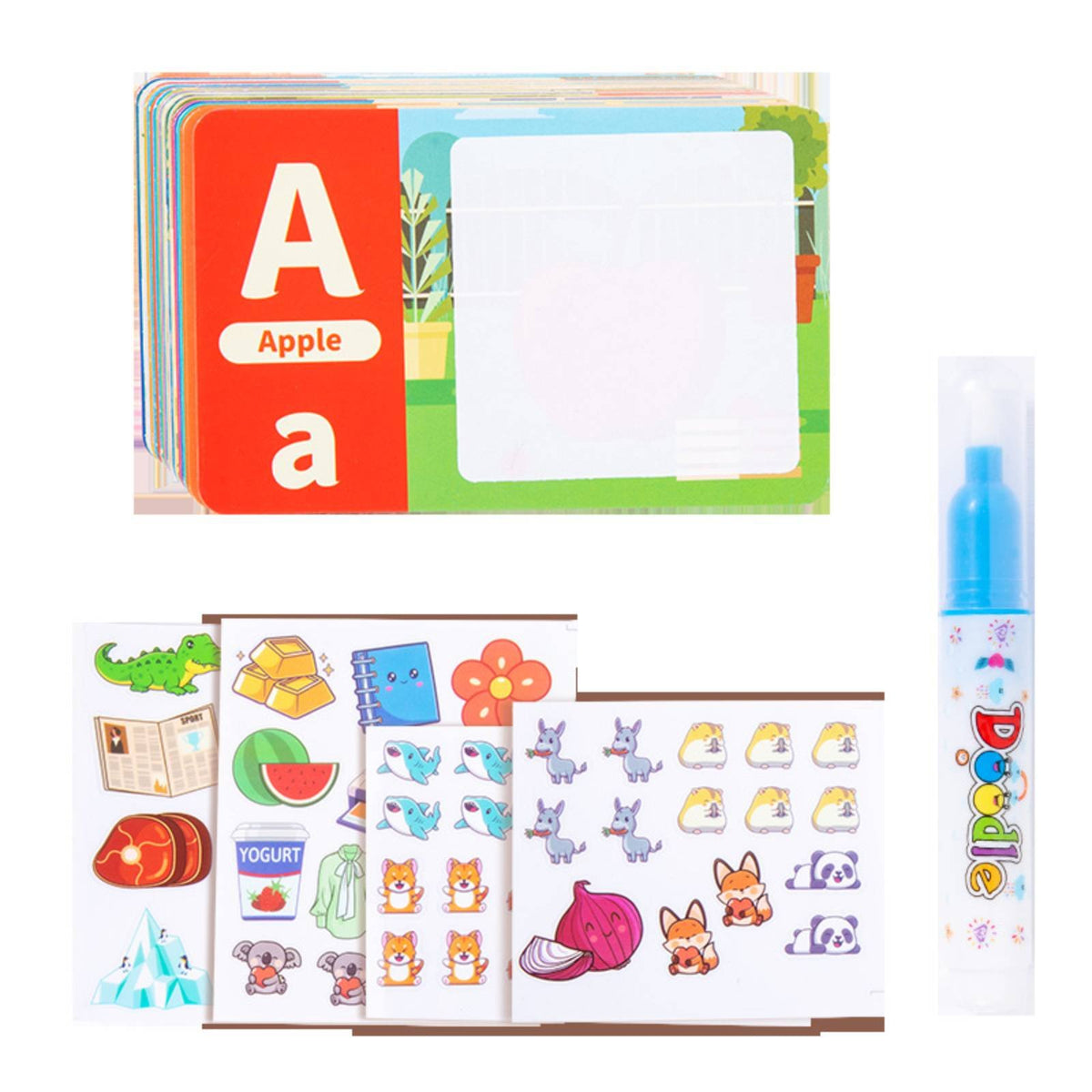 Water Reveal Sticker Book Educational Children's Learning Cognitive Development
