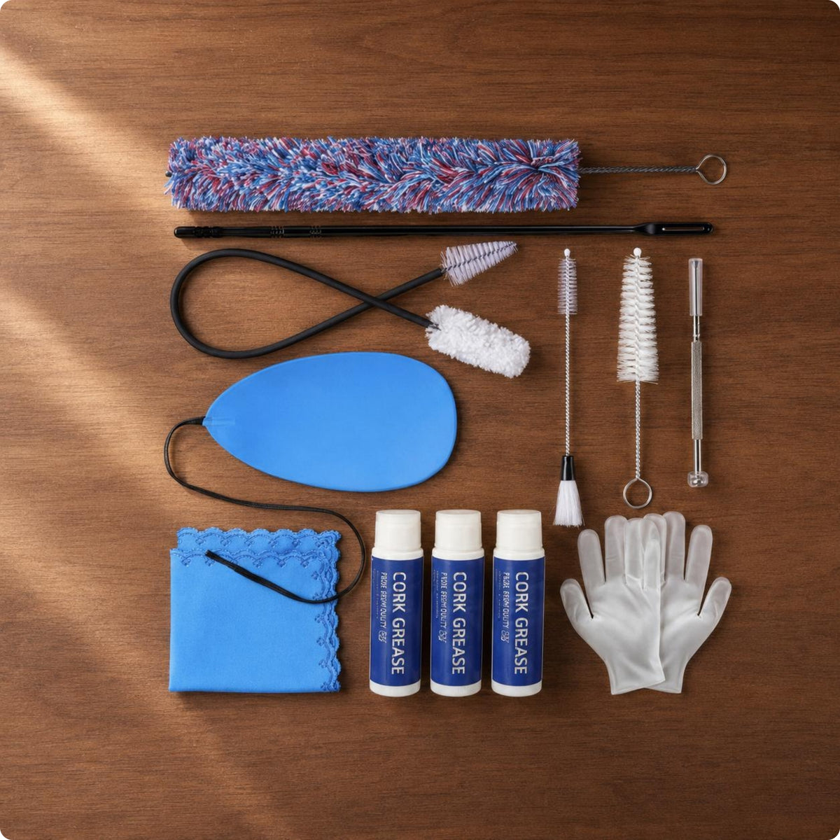 Wind Instrument Cleaning Kit Metal Screwdriver Instrument Maintenance Bundle