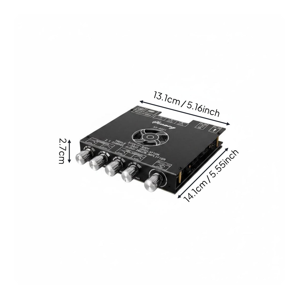 TPA3255 Amplifier Board Treble and Bass Control 2.1 Channel Amplifier Board