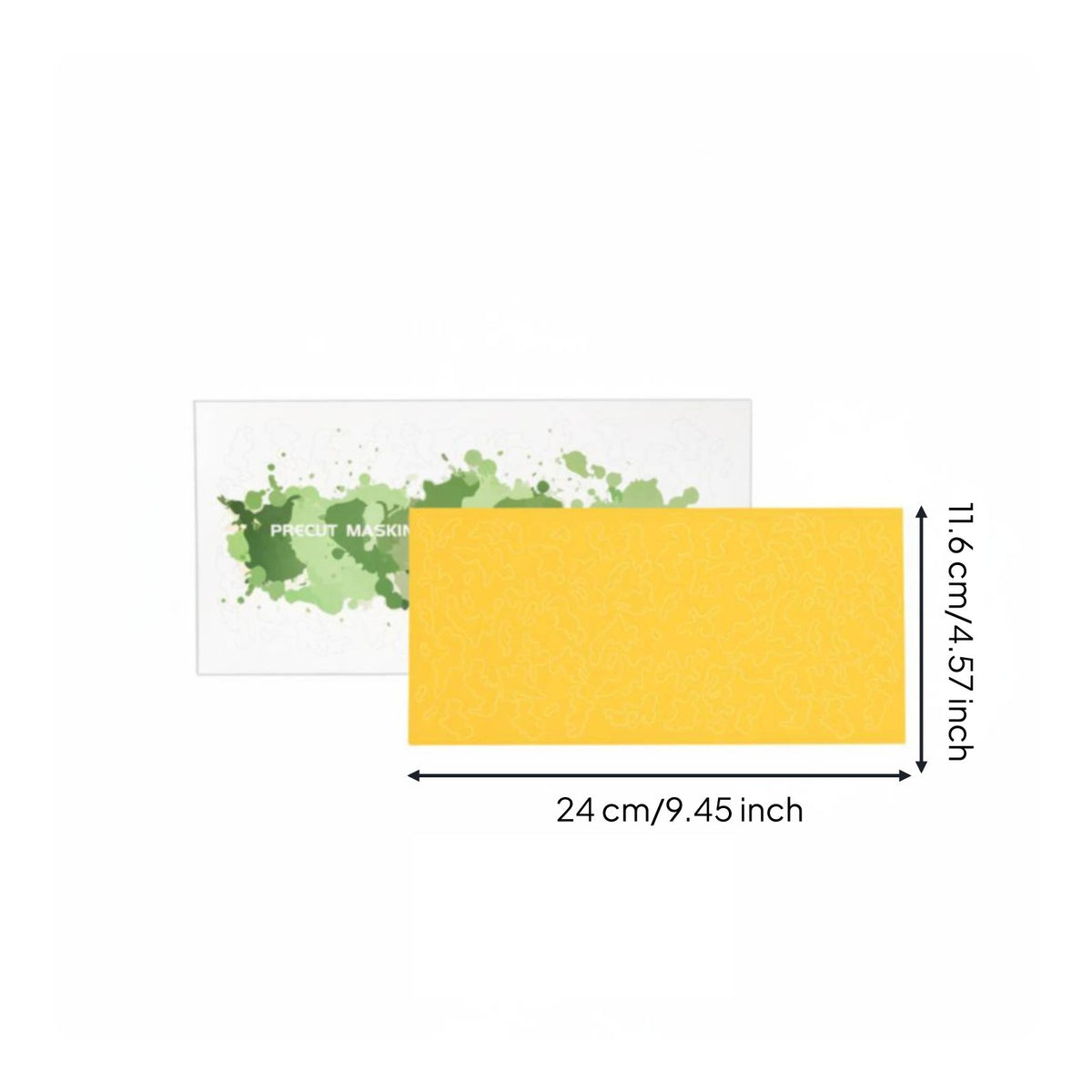 Precut Masking Sheet Clean Edges Hobby Supply Easy to Peel for Figure Painters