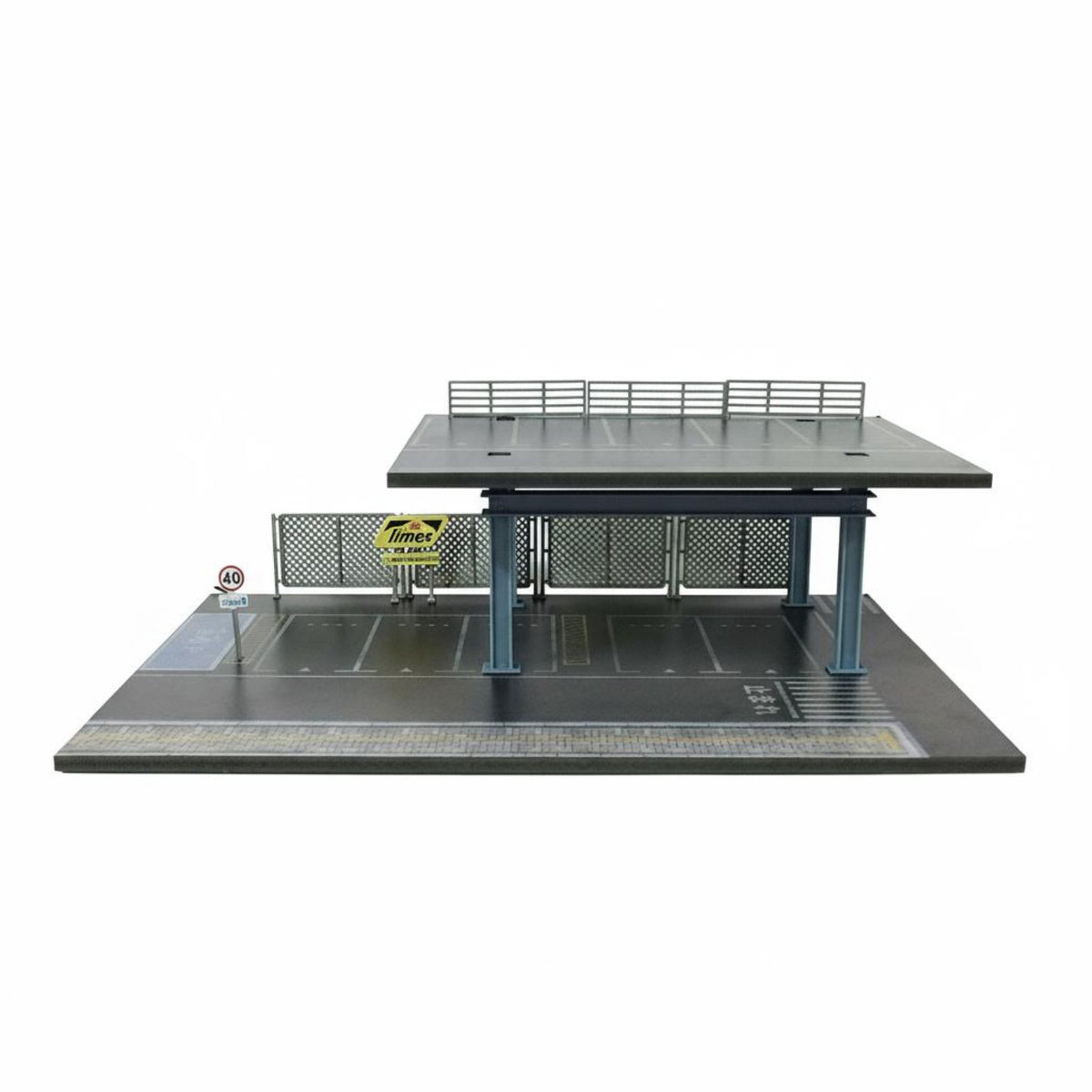 1:64 Scale Parking Lot Model for Photography