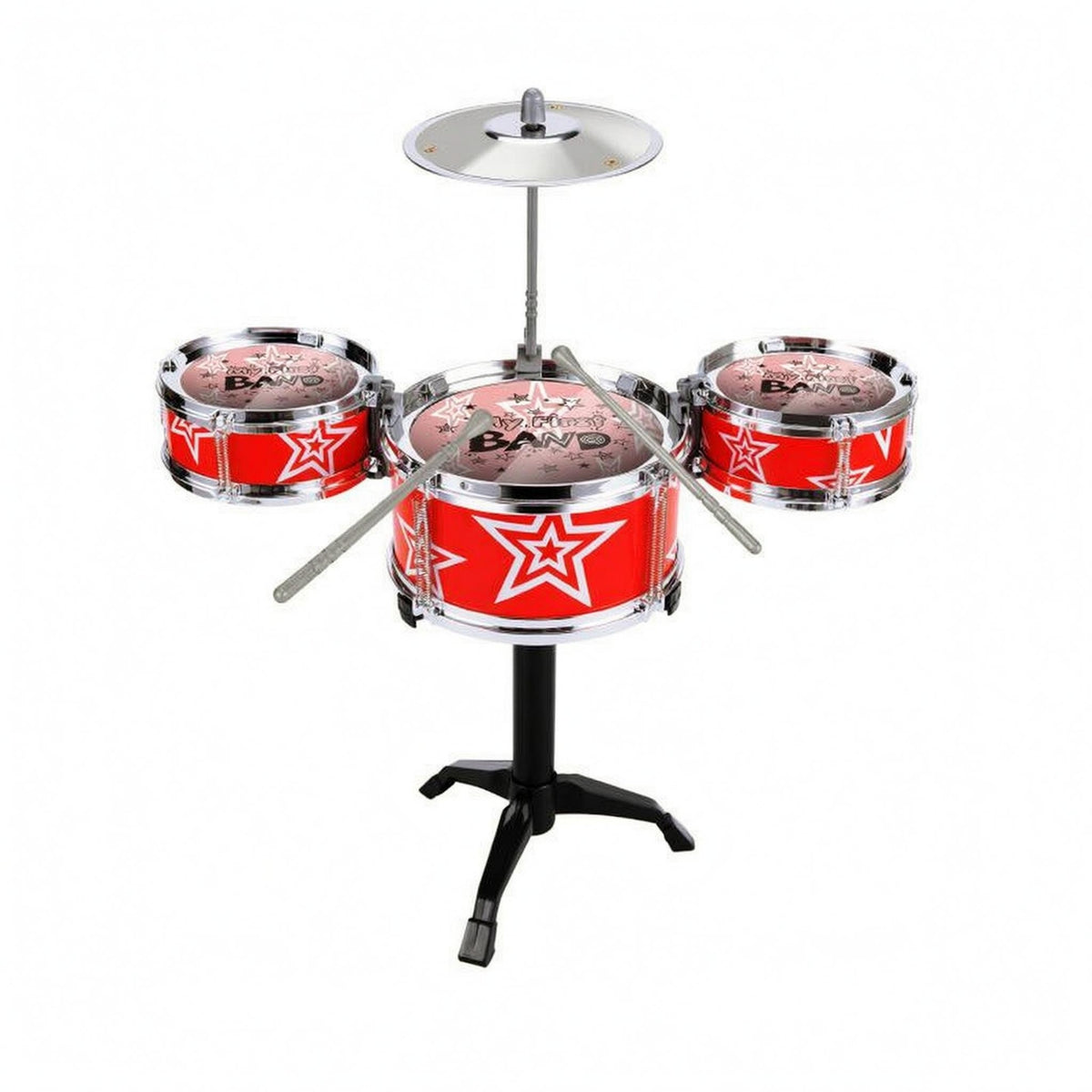 Kids Drum Set Standing Frame Children's Instrument Drumsticks