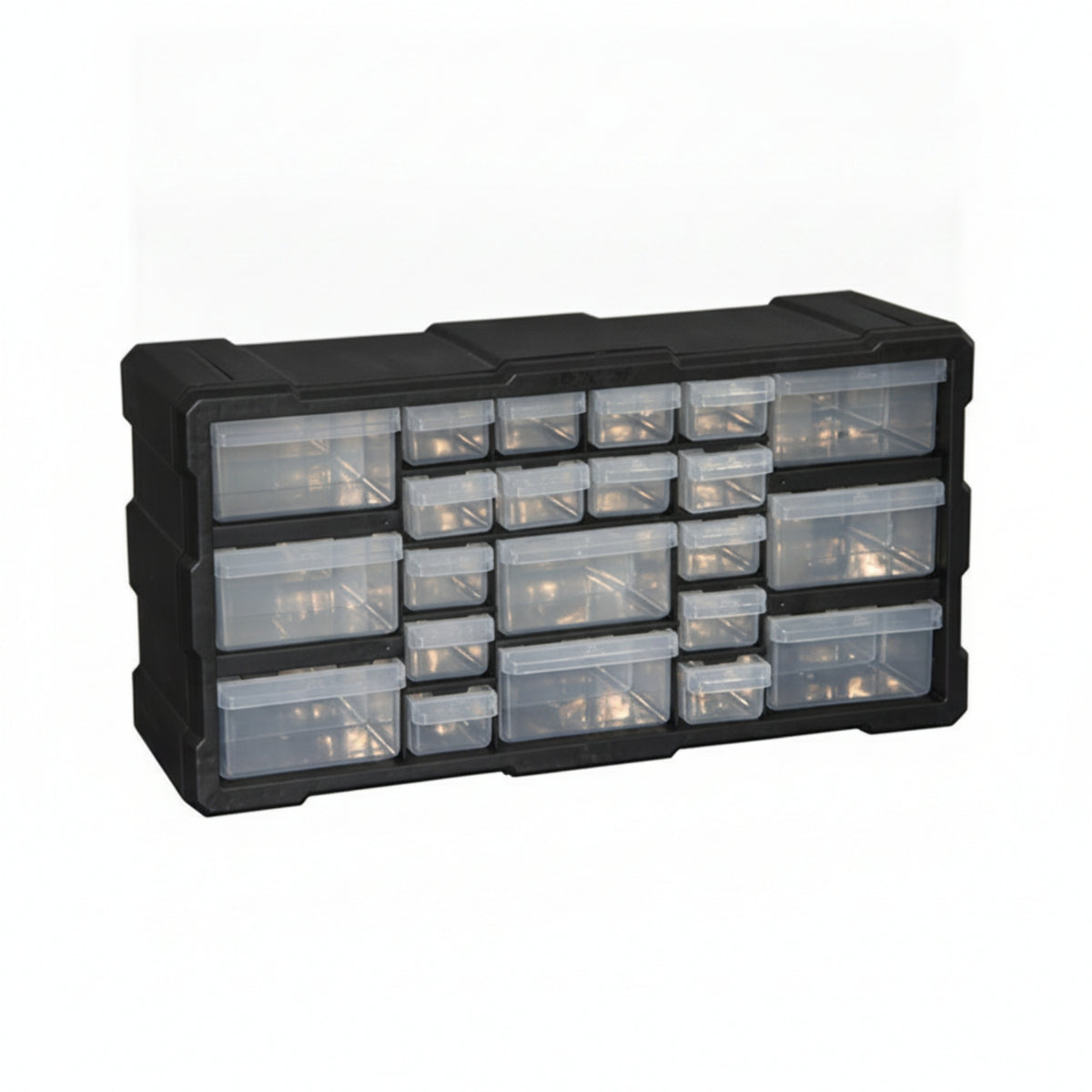 22-Drawer Cabinet Transparent Drawers Multi-Drawer Organizer Compact
