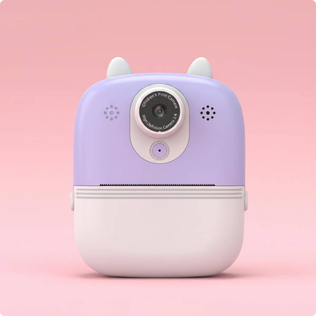 Kids Instant Camera Multifunctional Twin Lens Print Camera Thermal Printing