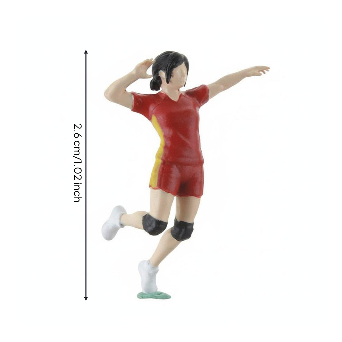 Jumping Volleyball Miniature 1:64 Scale Ornament Miniature Scene Prop