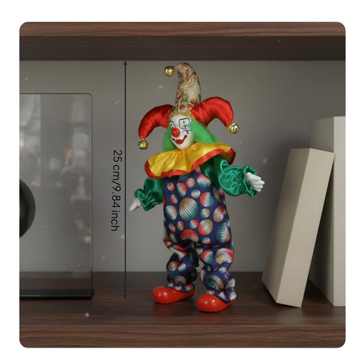 Ceramic Clown Figurine Cute Clown Doll Gift