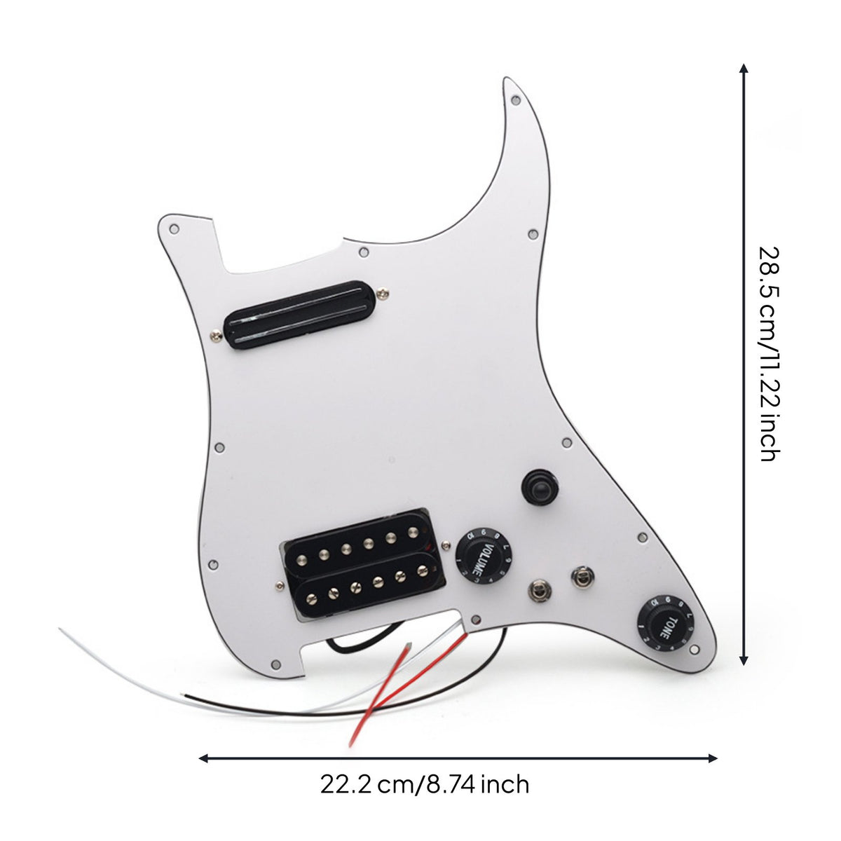 Standard Design Loaded Pickguard Alnico 5 Magnetic Elements Electric Guitar