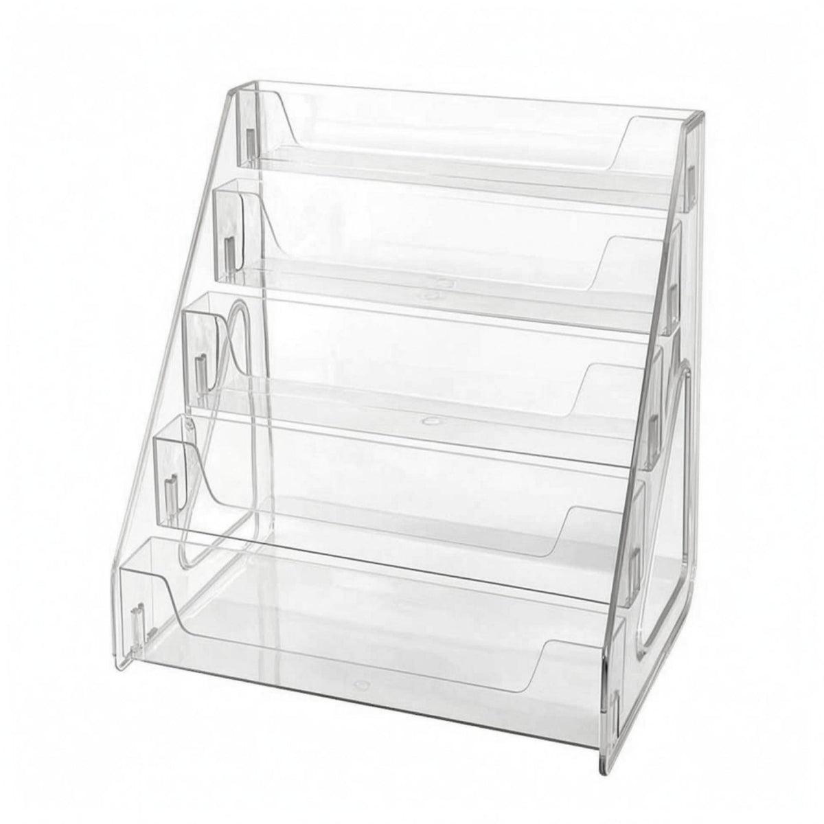 Stepped CD Display Shelf Tiered CD Storage Rack Storage Rack Saving DVD Display Holder for Music Room