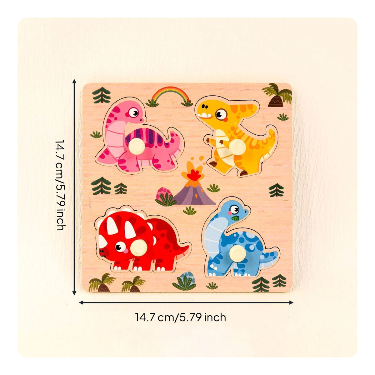 Wooden Peg Activity Board Educational Creature Shape Wooden Activity Board Fine