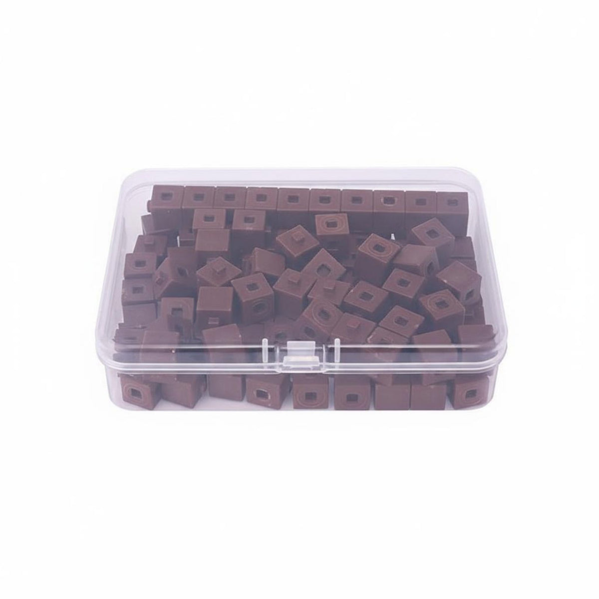 100 Pieces Interlocking Counting Cubes Easy to Connect Math Linking Cubes Multi-Colored Connecting Counting Blocks for Preschoolers, Homeschooling