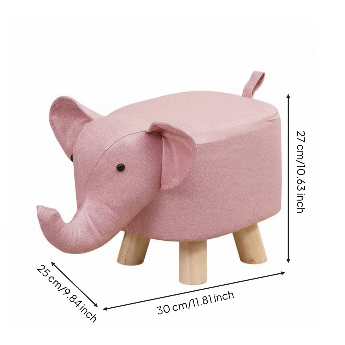 Cartoon Elephant Stool Multipurpose Cartoon Elephant Footstool Anti-Slip Feet
