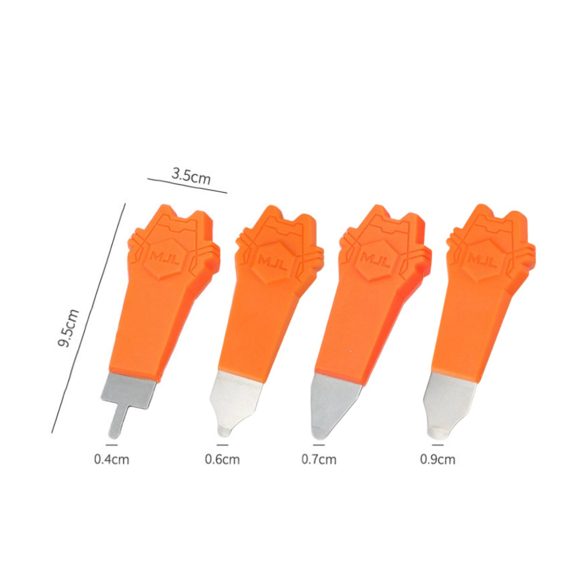 4 Pieces Model Stainless Steel Blade Sprue Removal Tool for Hobbyists