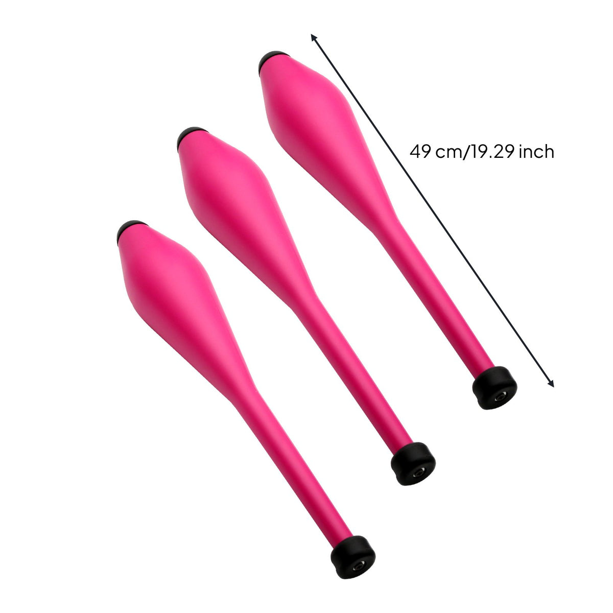 3 Pieces Beginner Juggling Club Long-Lasting Juggling Club Bright Color