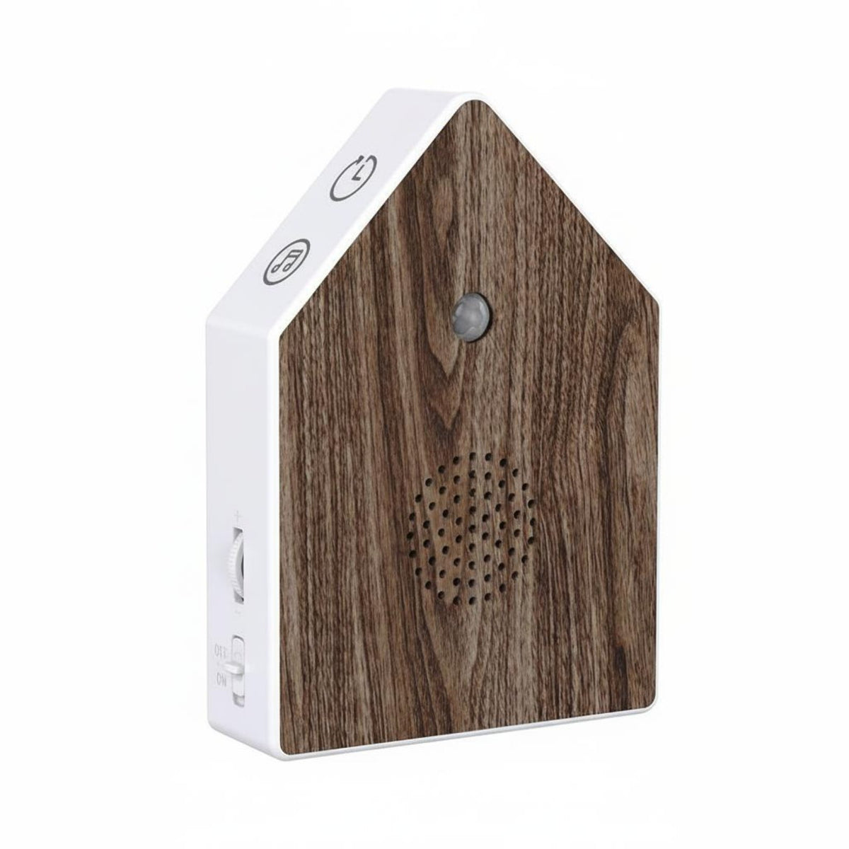 Avian Song Box Tap Control Singing Avian Box Wall-Mountable Sound Relaxation Device Nature-Inspired Design House-Shaped Sound
