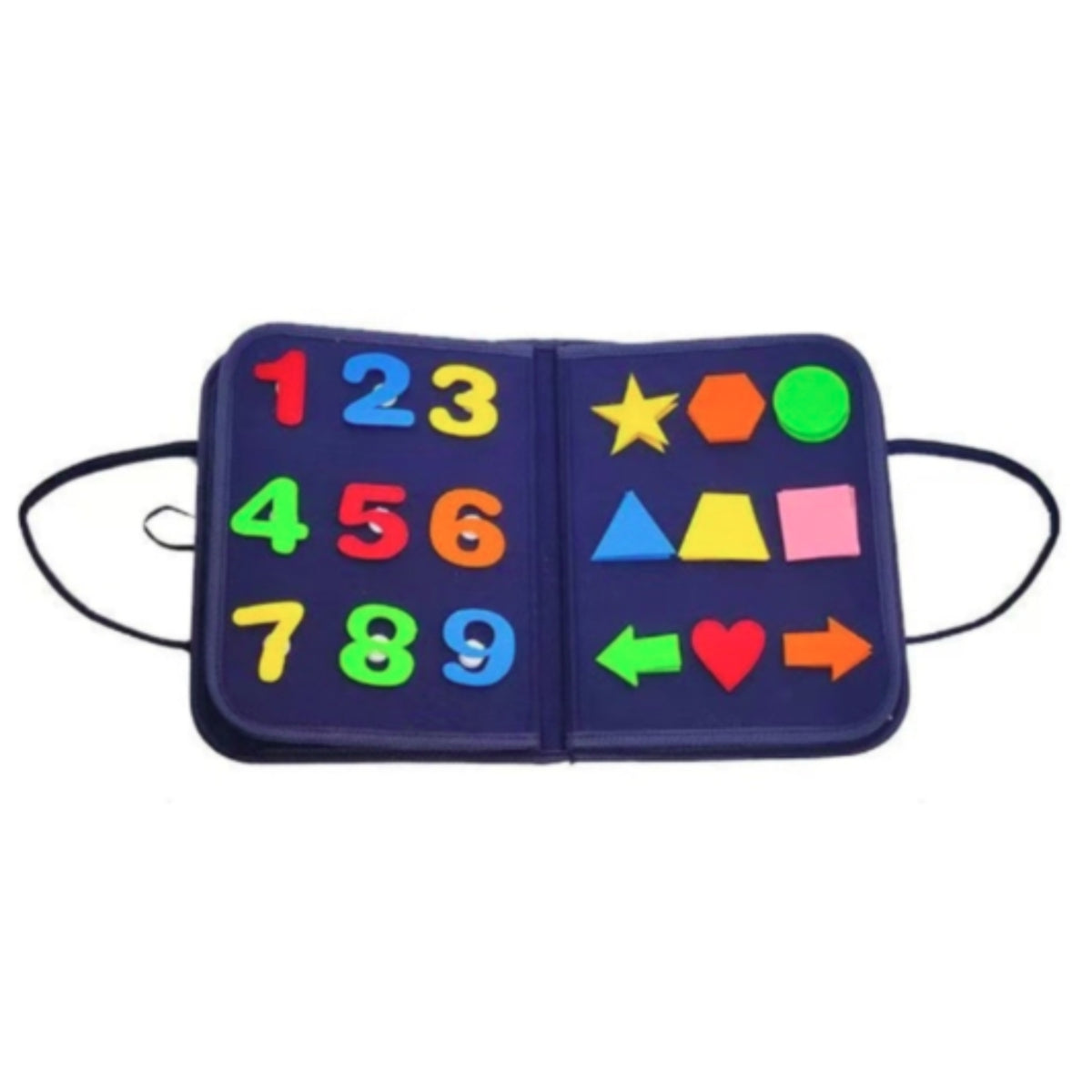Educational Busy Book Colorful Busy Board Book Portable for Preschoolers