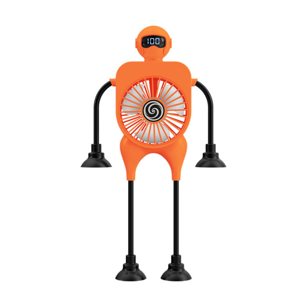 Cartoon Robot Fan Flexible Arms Home Appliance Adjustable Speed