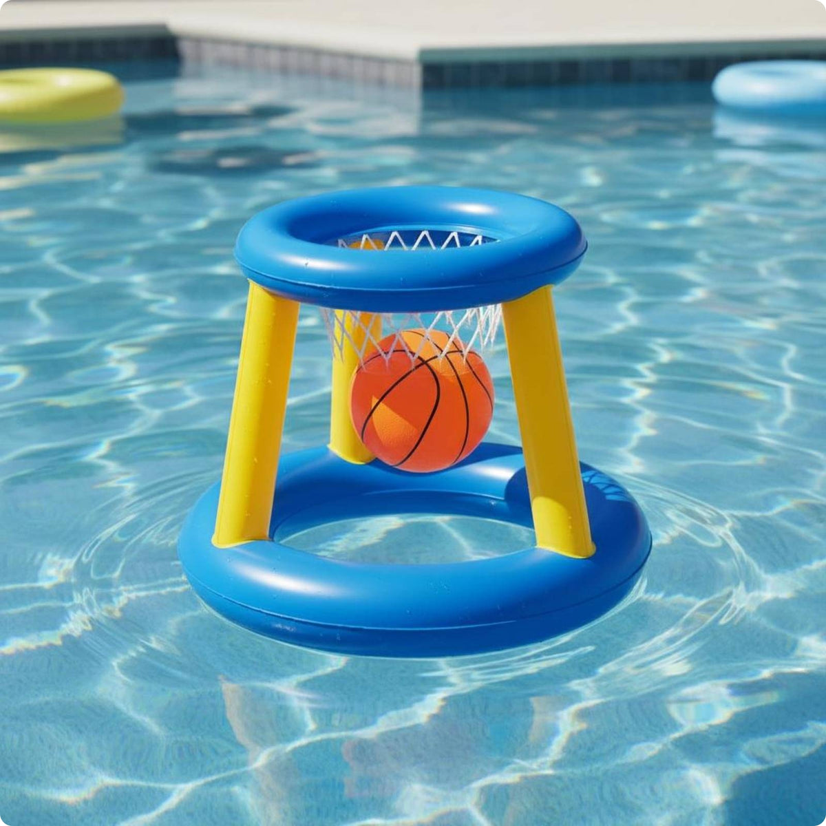 Pool Target Game Includes Ball Water Toy Netted