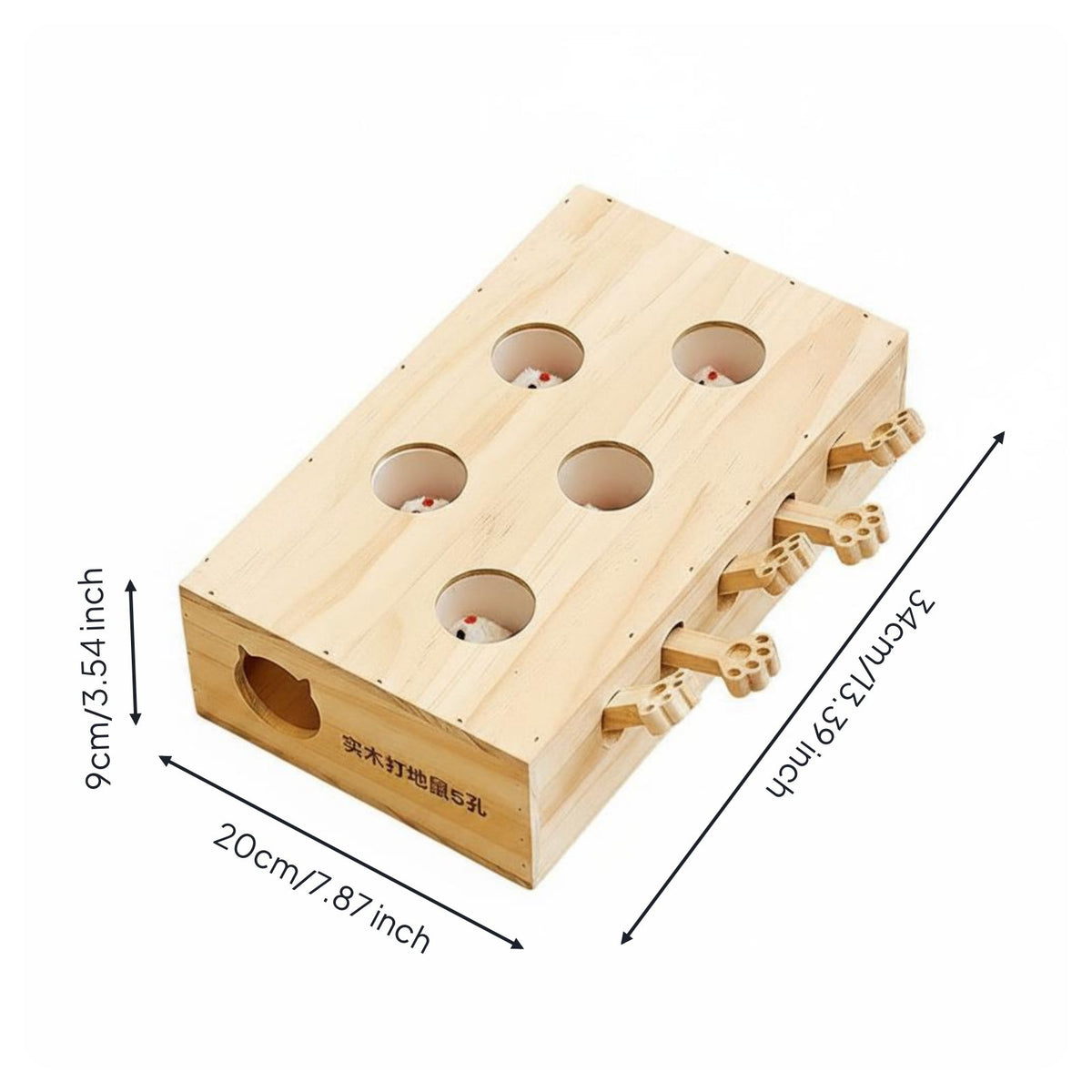 Cat Pounce and Play Toy Exercise Pounce and Play Cat Toy Material Pet Accessory for Cats