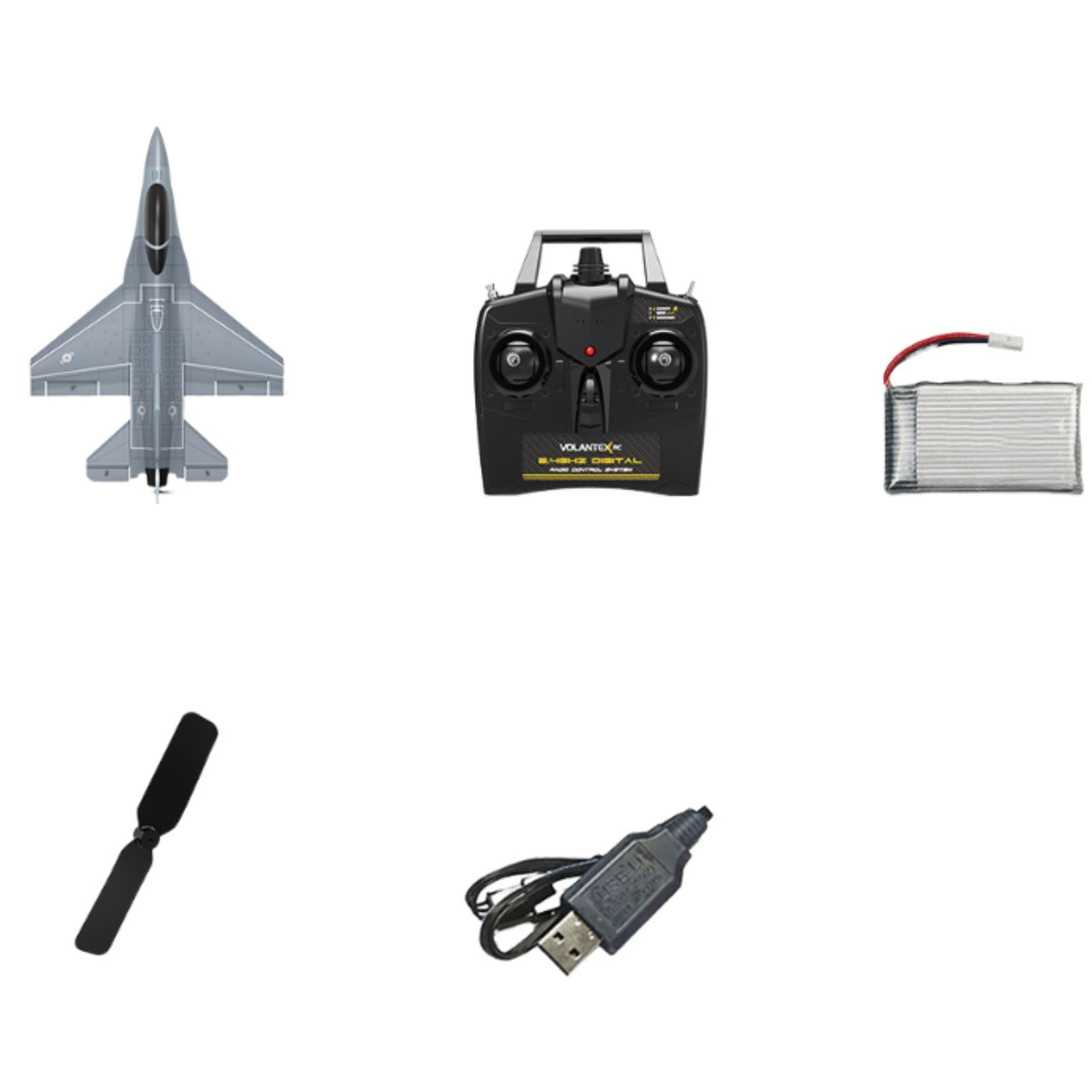 F-16 Foam Airplane Self-Stabilizing Aerobatic Rc Plane Single-Command Return