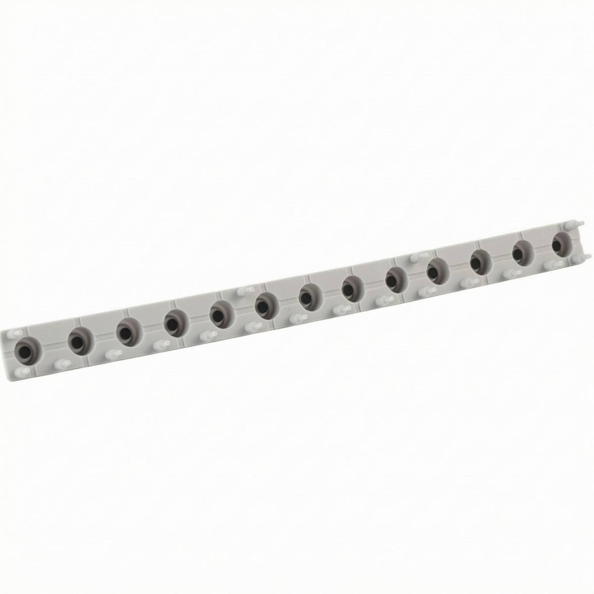Conductive Rubber Strip Cylindrical Bumps Conductive Rubber Key Strip Gray