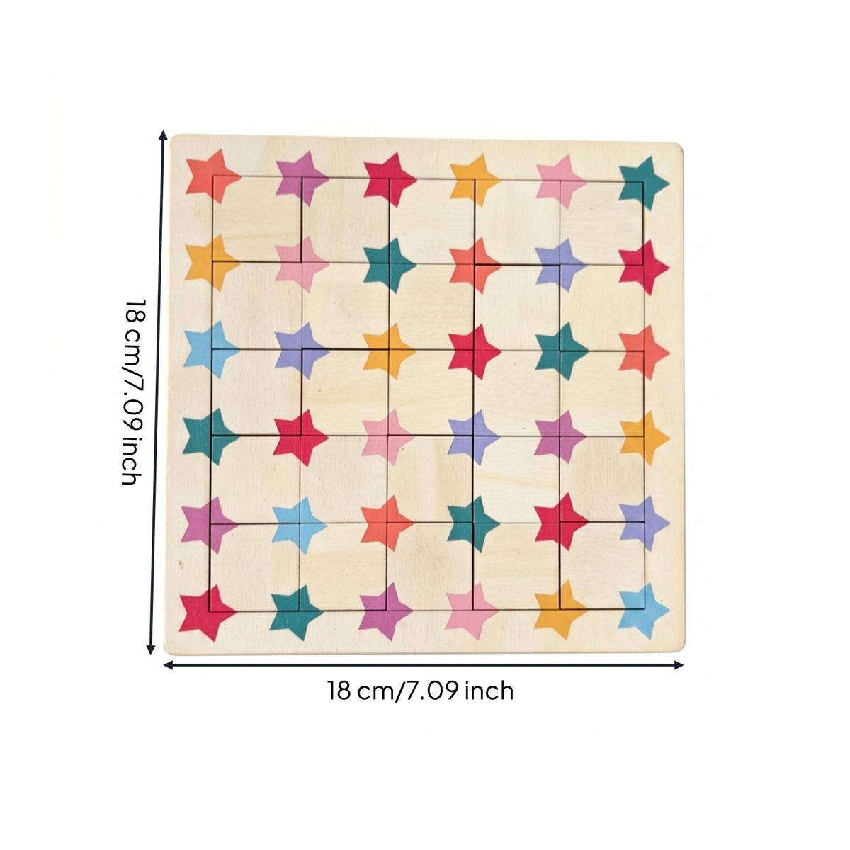 2 Pieces Color Pair Board Focus Training Geometric Matching Game