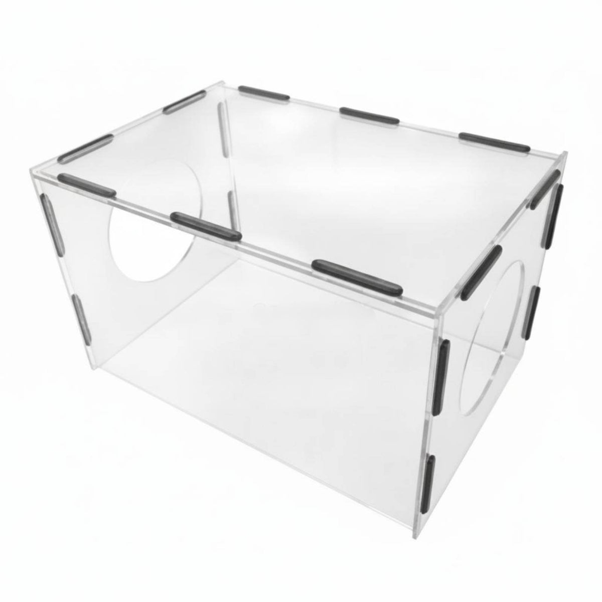 Acrylic Grinding Dust Box High Clarity Acrylic Dust Cover Box Clear Vision